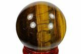 Polished Tiger's Eye Sphere - South Africa #116073-1